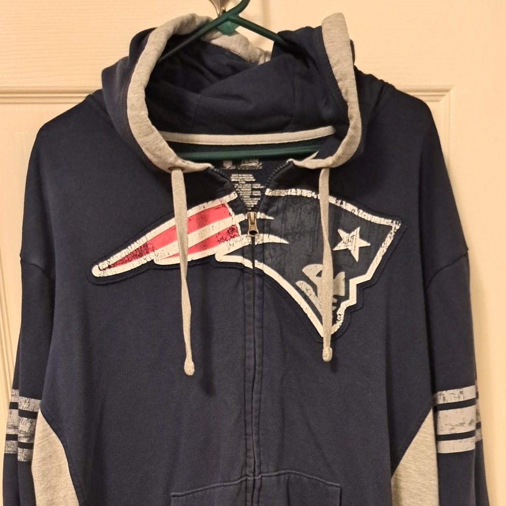 New England Patriots Zip Up Hoodie